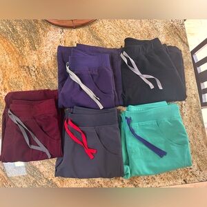 5 pairs of gently used Figs Scrubs!